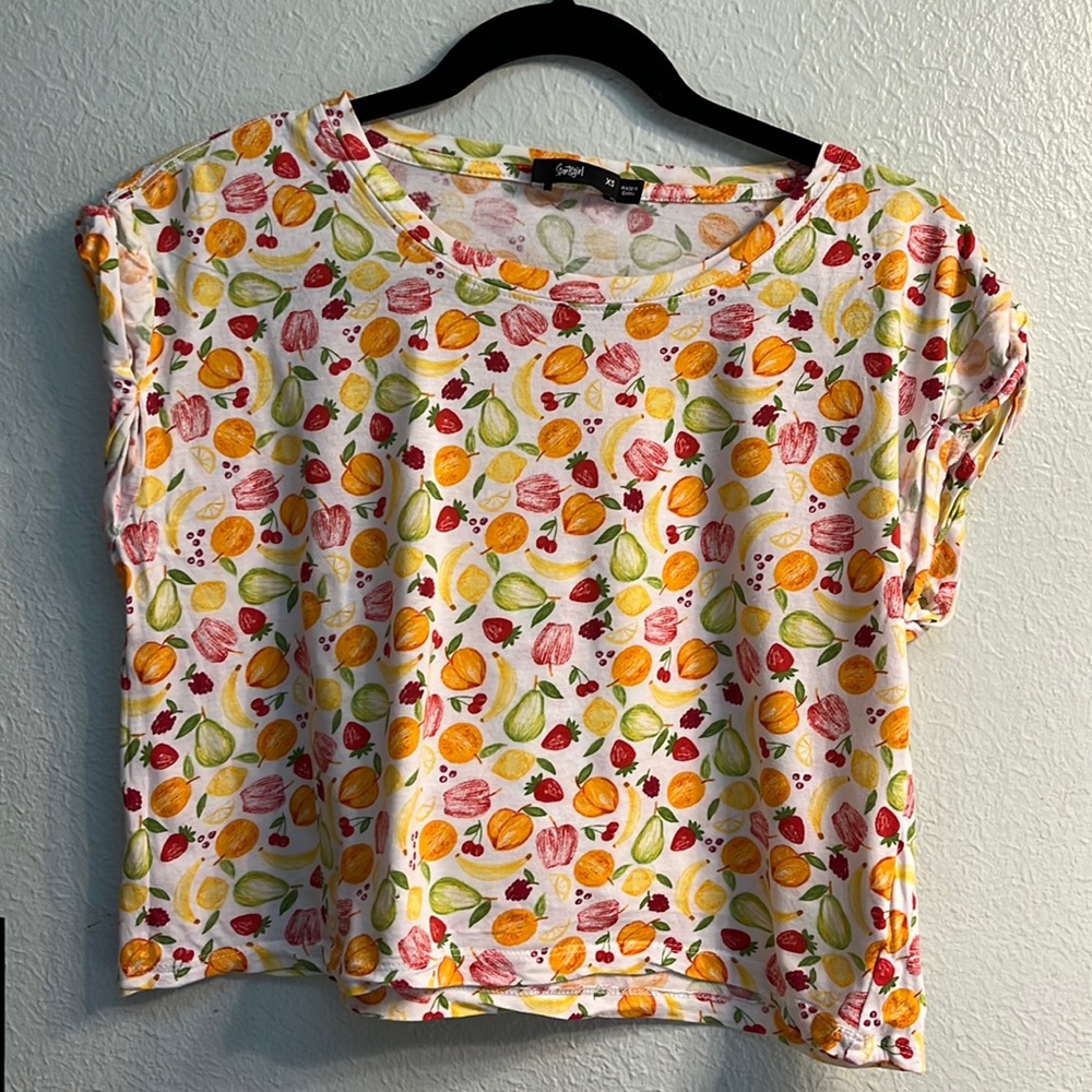 Fun fruity top, Sportsgirl, size XS